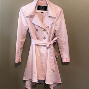 Blanc Noir pink trench coat